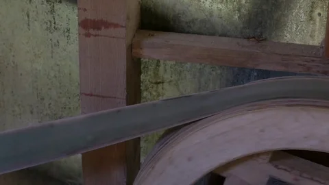 Gearing wheel of the water mill Video stock 81437853