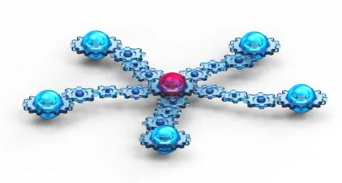 Gears 3d Stock Illustration