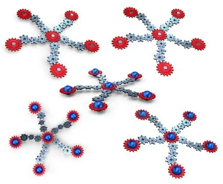 Gears 3d Stock Illustration