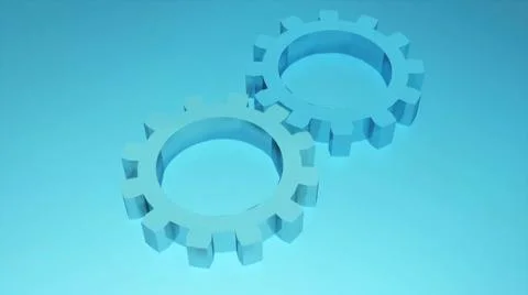 Gears 3d render Gears 3d render. Computer generated 3d render Copyright: x... Foto stock
