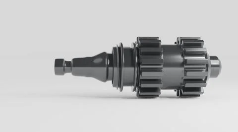 Gears, 3d render Stock Illustration