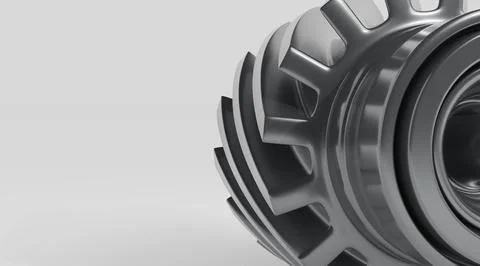 Gears, 3d render Stock Illustration