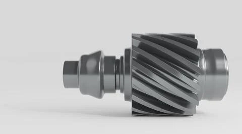 Gears, 3d render Stock Illustration