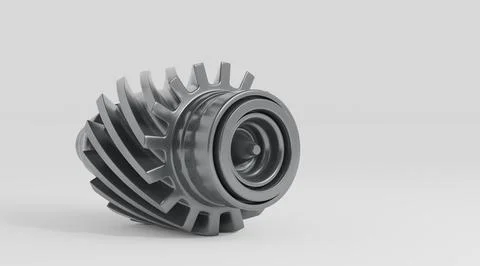 Gears, 3d render Stock Illustration