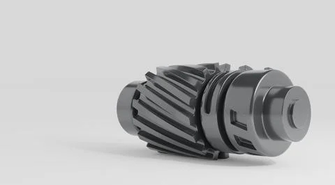 Gears, 3d render Stock Illustration