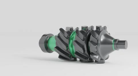 Gears, 3d render Stock Illustration
