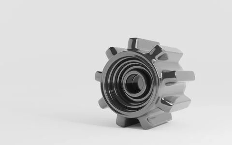 Gears, 3d render 库存插图