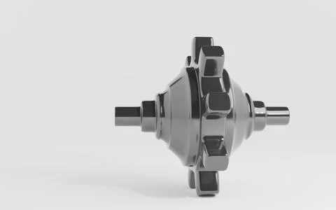 Gears, 3d render 库存插图