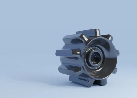 Gears, 3d render 库存插图