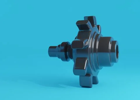 Gears, 3d render 库存插图