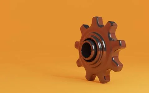 Gears, 3d render 库存插图