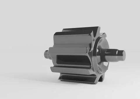 Gears, 3d render Stock Illustration