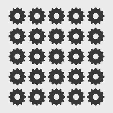 Gears and pattern background image イラスト素材