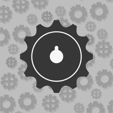 Gears and pattern background image 스톡 일러스트