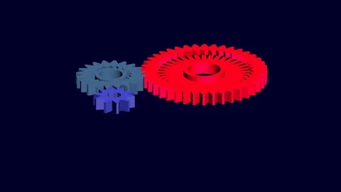 Gears animation Stock Footage 113518736