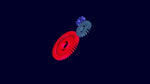Gears animation Stock Footage 113676835