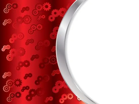 Gears in the back Stock Illustration