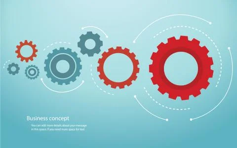 Gears background cog wheel vector illustration Stock Illustration