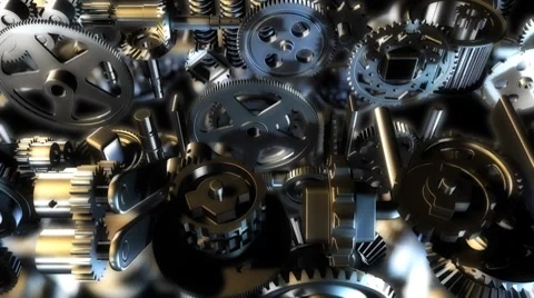 Gears Background Stock Footage 8646894
