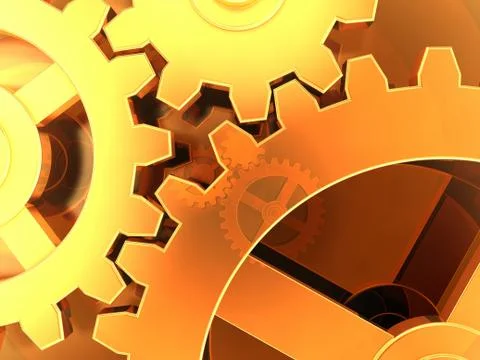 Gears background Stock Illustration