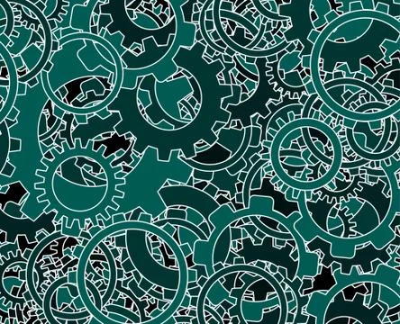 Gears background Stock Illustration