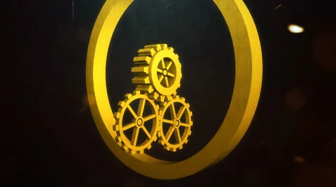Gears Circle HD Stock Footage 38106520
