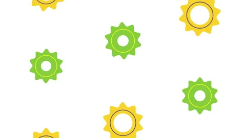 Gears cogs setting machinery pattern Stock Footage 232076848