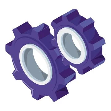Gears cogs settings Stock Illustration