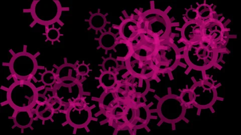 Gears colored Stock Footage 38768012