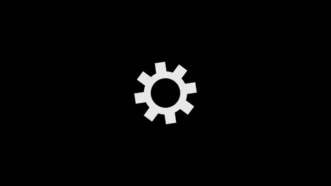 Gears , gears icon ,setting icon, automatic gear sign. Setting icon isolate.. Stock Footage 310578097