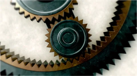 Gears HD 1080, Loopable Stock Footage 1129102