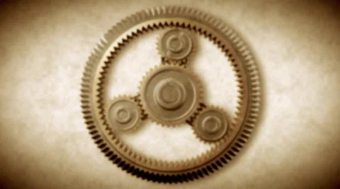 Gears HD 1080, Loopable Stock Footage 1129114