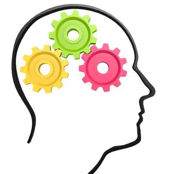 Gears with head Stock-Illustration