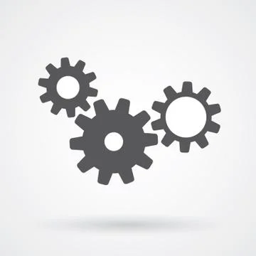 Gears icon design Stock Illustration
