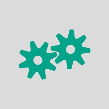 Gears Icon Stock Illustration