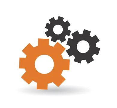 Gears icon vector illustration Stock Illustration