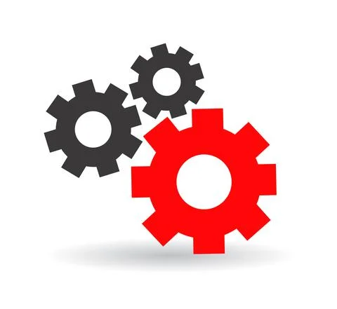 Gears icon vector illustration Stock Illustration