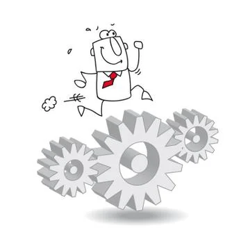 Gears Stock Illustration