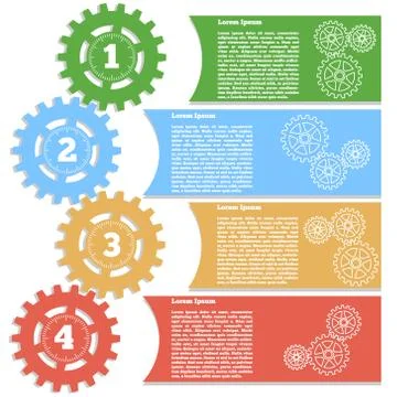 Gears. Stock Illustration
