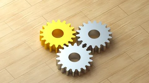 Gears Stock Illustration
