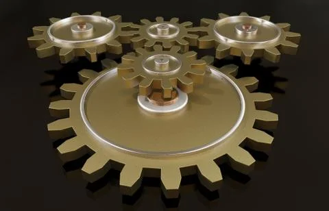 Gears illustration Illustrazione stock