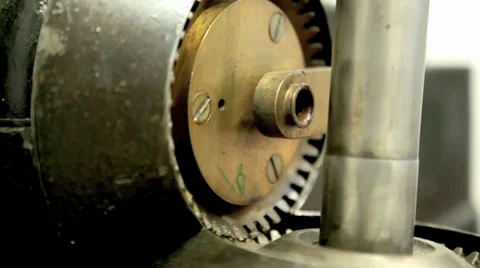 Gears Interlocking Stock Footage 36052056