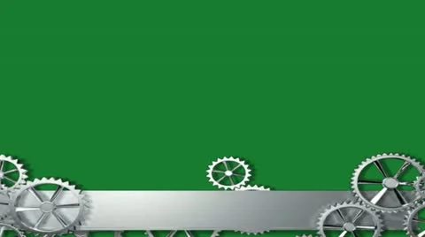 Gears Lower Thirds Stock Footage 11384083