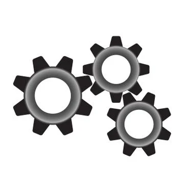 Gears machine inside image vector gearbox Stock Illustration