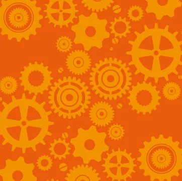 Gears machine pattern background Stock Illustration