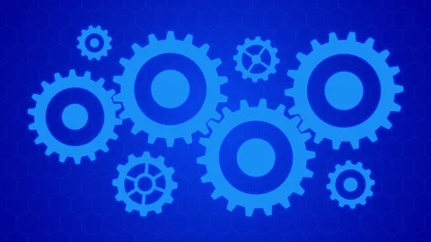 Gears Mechanical Tech Background Stock Footage 276854240