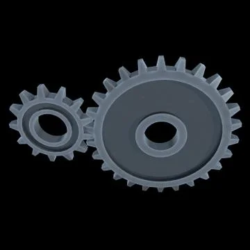 Gears. Mechanical technology machine concept Stock Illustration