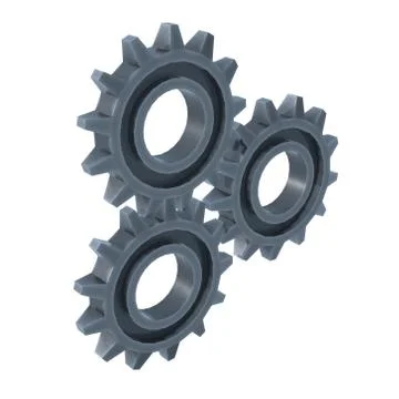 Gears. Mechanical technology machine concept Stock Illustration