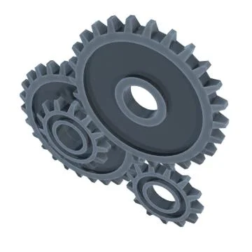 Gears. Mechanical technology machine concept Illustrazione stock