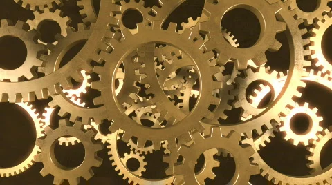 Gears in Motion 1 Stock Footage